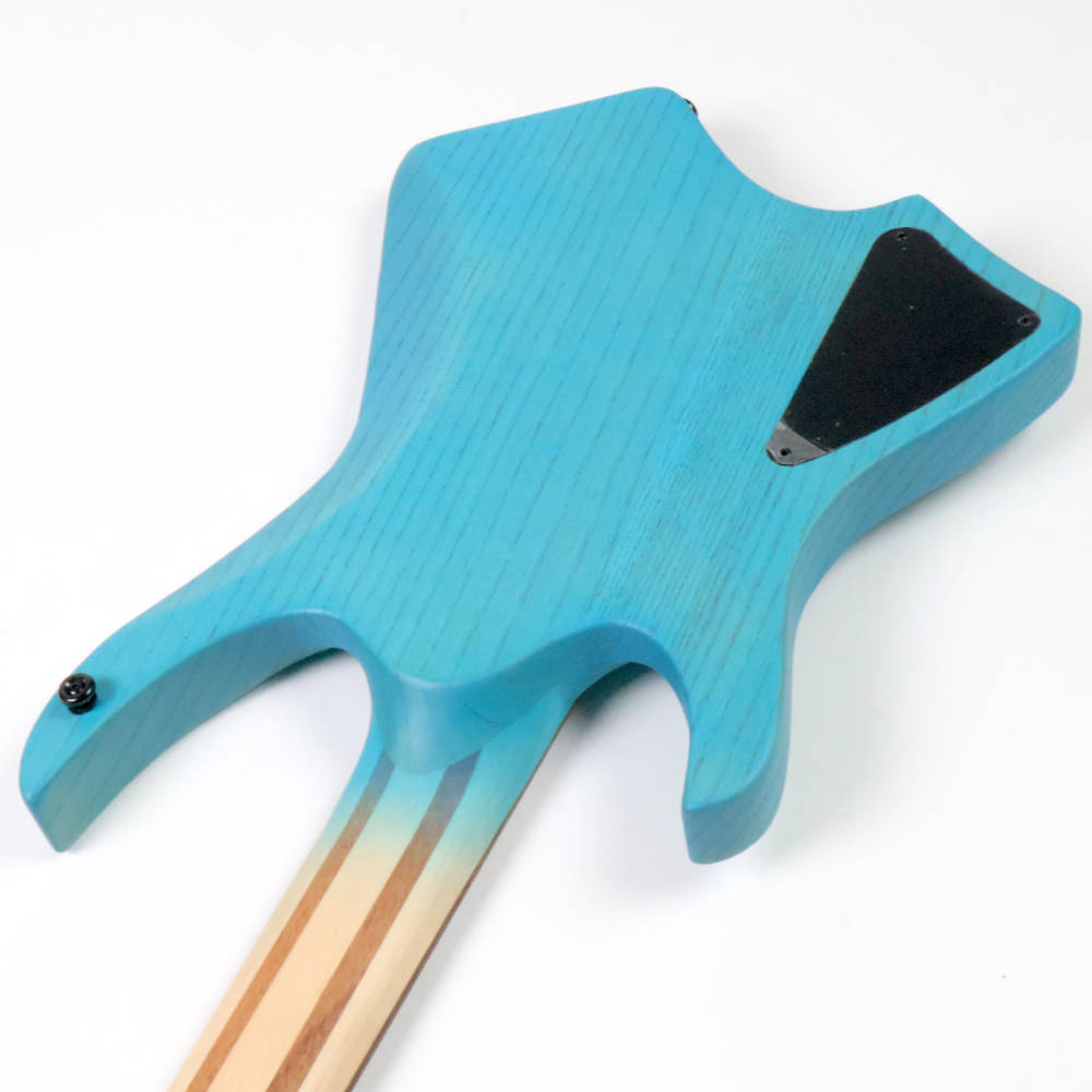 【訳あり】 VIKSTROM GUITARS VSMH-270 SBL アウトレット ヘッドレス ファンフレット 7弦ギター ネックヒール側