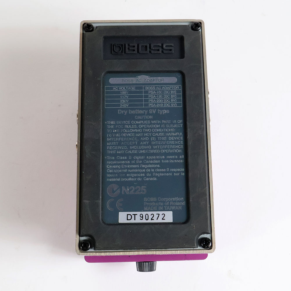 【中古】 フランジャー エフェクター BOSS BF-3 Flanger ギターエフェクター 裏面