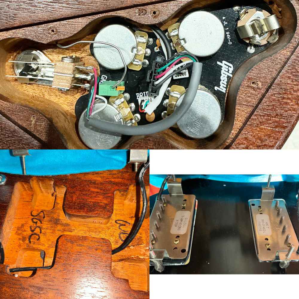 【中古】 Gibson ギブソン SG Faded Worn Brown 2016年製 エレキギター 内部 