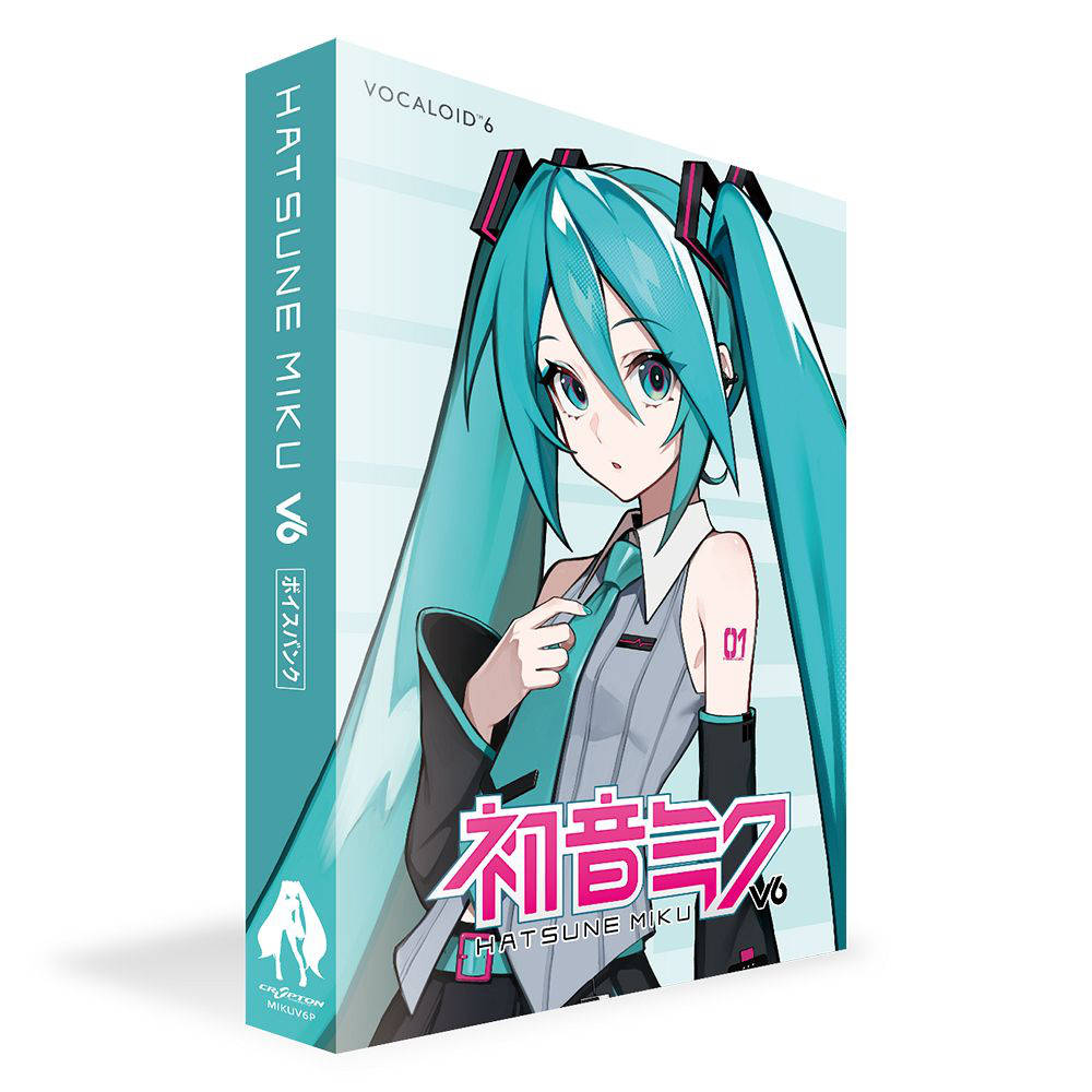 CRYPTON クリプトン 初音ミク V6 ボイスバンク ボーカロイド パッケージ版 MIKUV6P