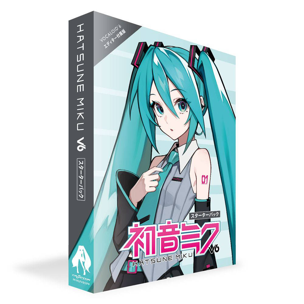 CRYPTON クリプトン 初音ミク V6 スターターパック ボーカロイド パッケージ版 MIKUV6SPP
