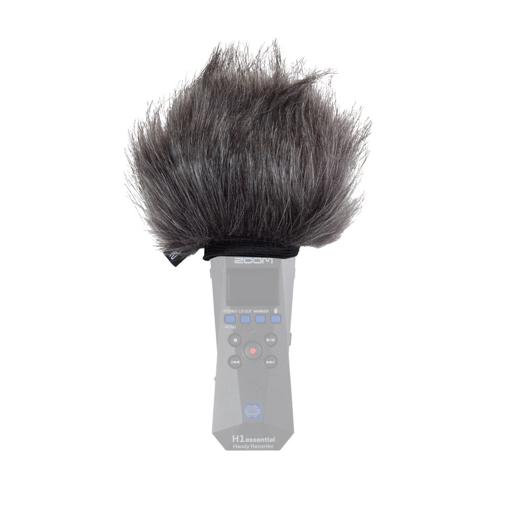 ZOOM ズーム WSH-1e H1essential用 へアリーウィンドスクリーン 使用例画像