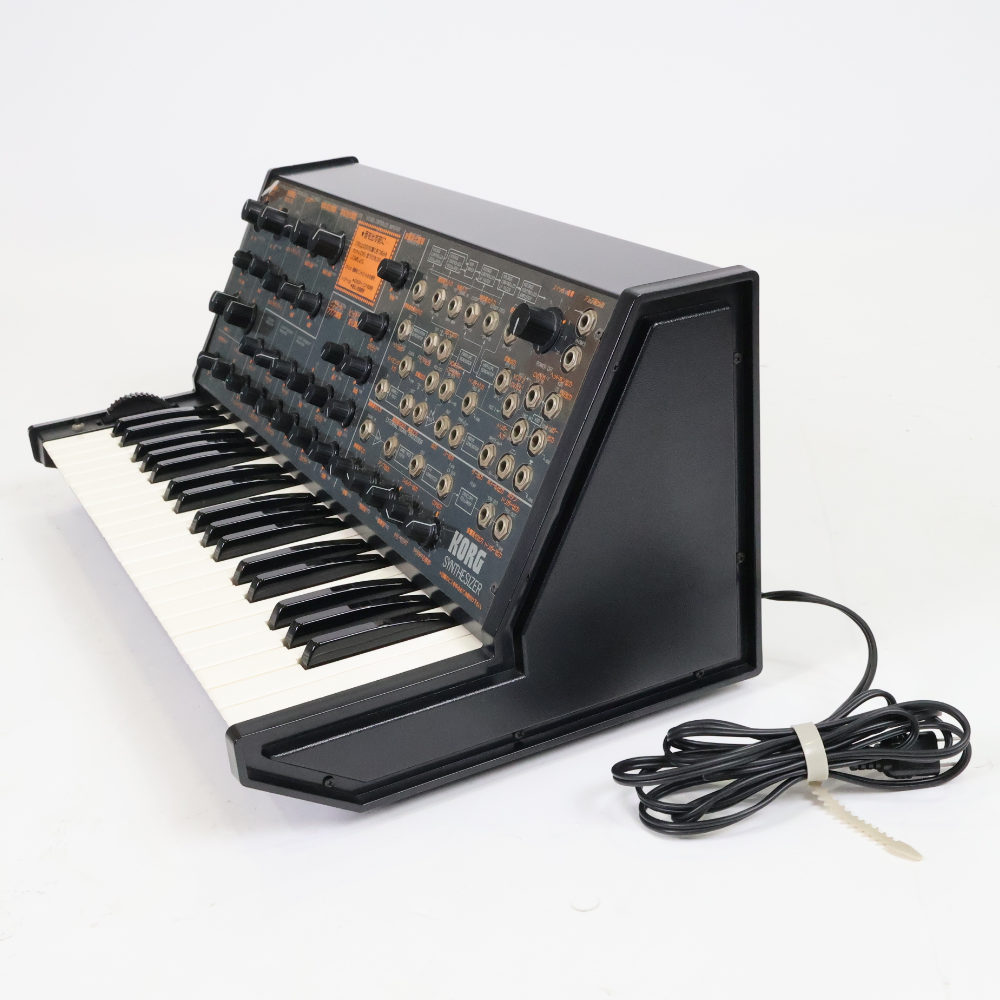 【中古】 ビンテージシンセ KORG MS-20 Original 後期型 コルグ ビンテージシンセ 本体画像 斜め 