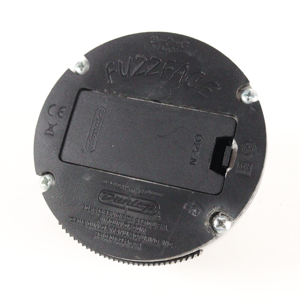 【中古】 JIM DUNLOP ジムダンロップ FFM4 Joe Bonamassa Fuzz Face Mini ギターエフェクター 本体画像 裏 