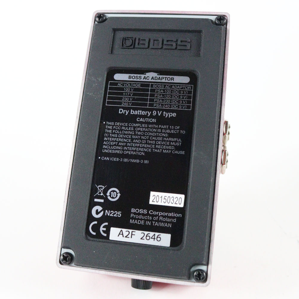 【中古】 アナログディレイ エフェクター BOSS DM-2W Delay WAZA CRAFT ギターエフェクター ディレイ 本体画像 裏