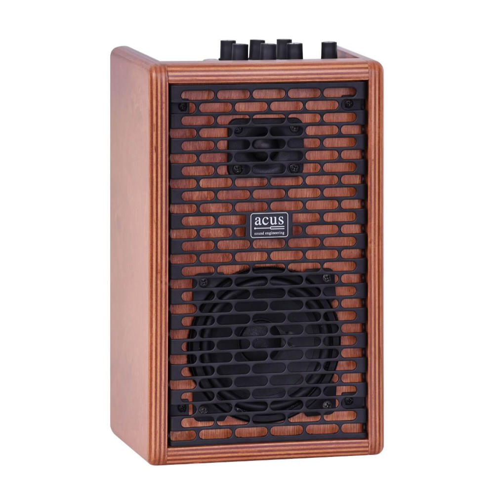 ACUS アコース ONE FORSTRINGS 4 FERDI 40W出力 アコースティックギターアンプ 左斜めアングル画像