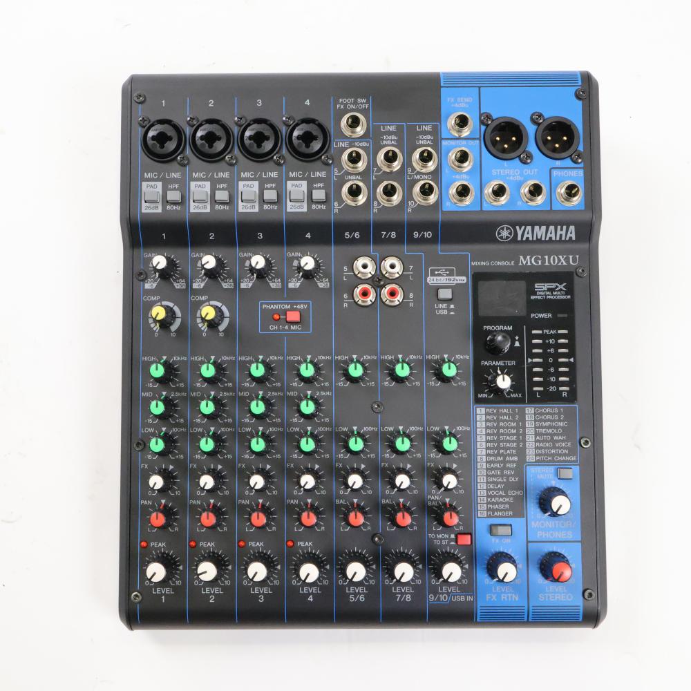 【中古】 ヤマハ YAMAHA MG10XU ミキサー 詳細画像
