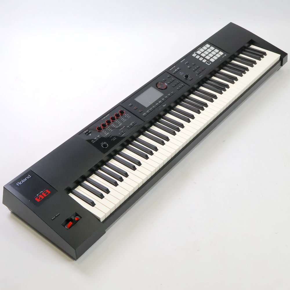 【中古】 ROLAND FA-08 Music Workstation シンセサイザー 88鍵 左サイド