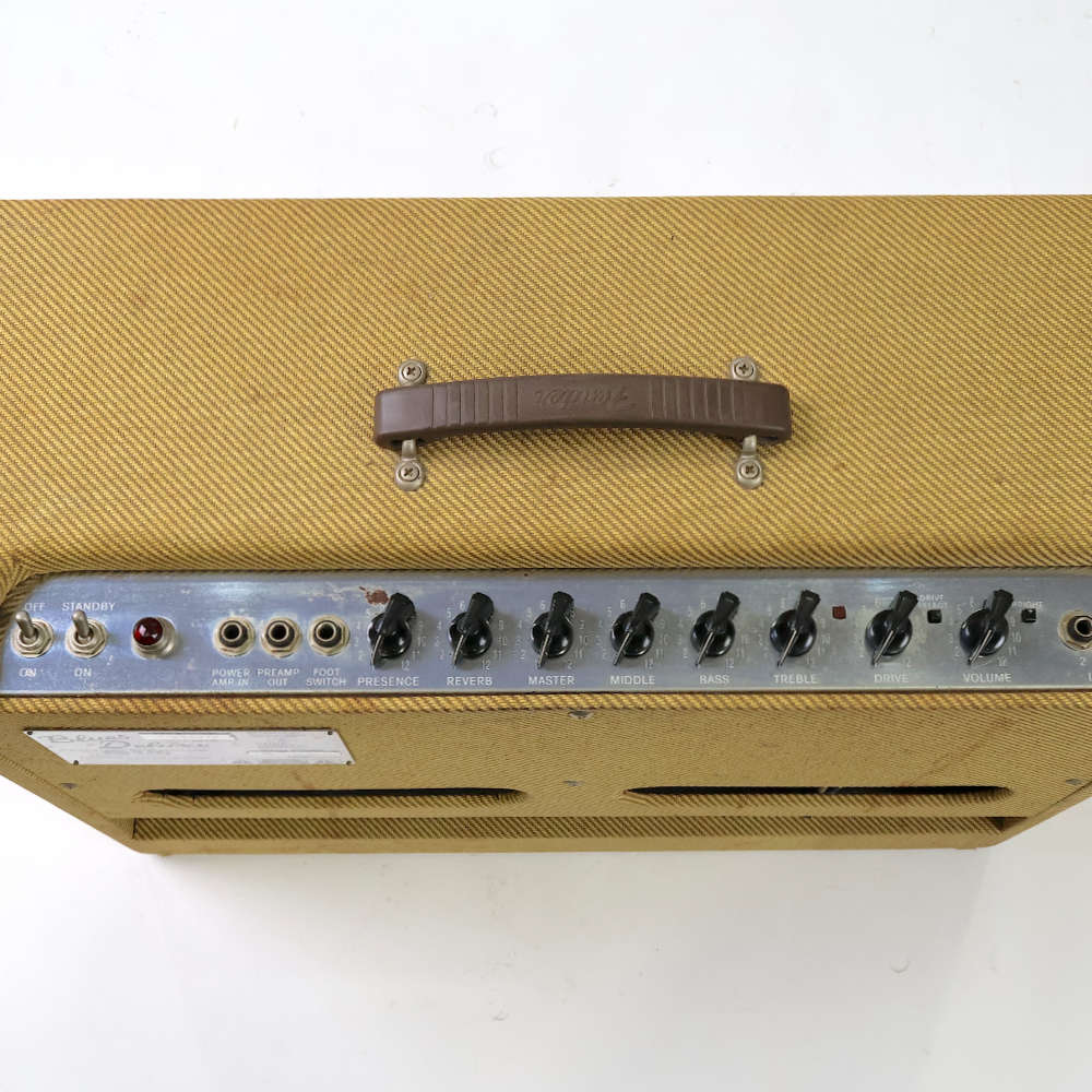 【中古】 ギターアンプ コンボ Fender Blues Deluxe Tweed フェンダー ブルースデラックス ツイード柄 真空管アンプ コントロール