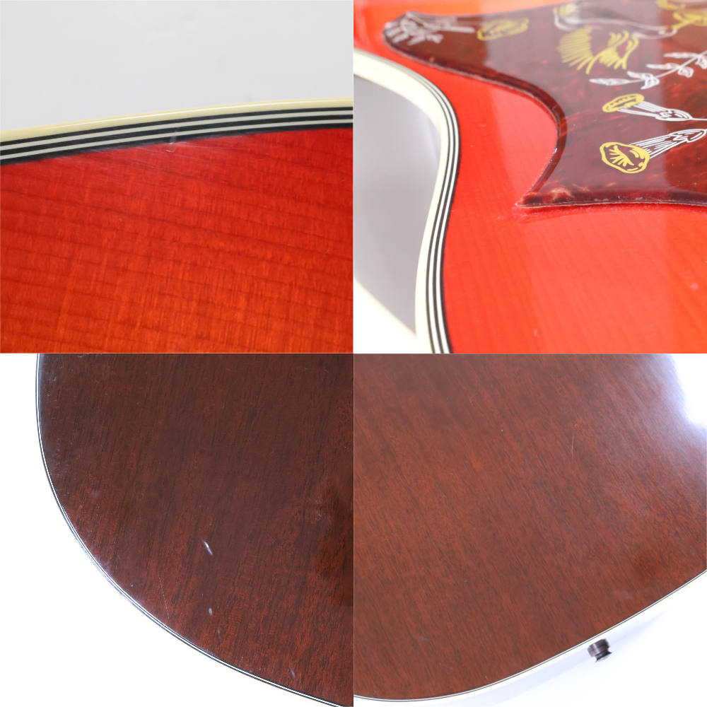 【中古】 アコースティックギター Gibson Custom Shop Hummingbird Red Spruce 2013年製 アディロンダックスプルーストップ ギブソン ハミングバード 詳細画像