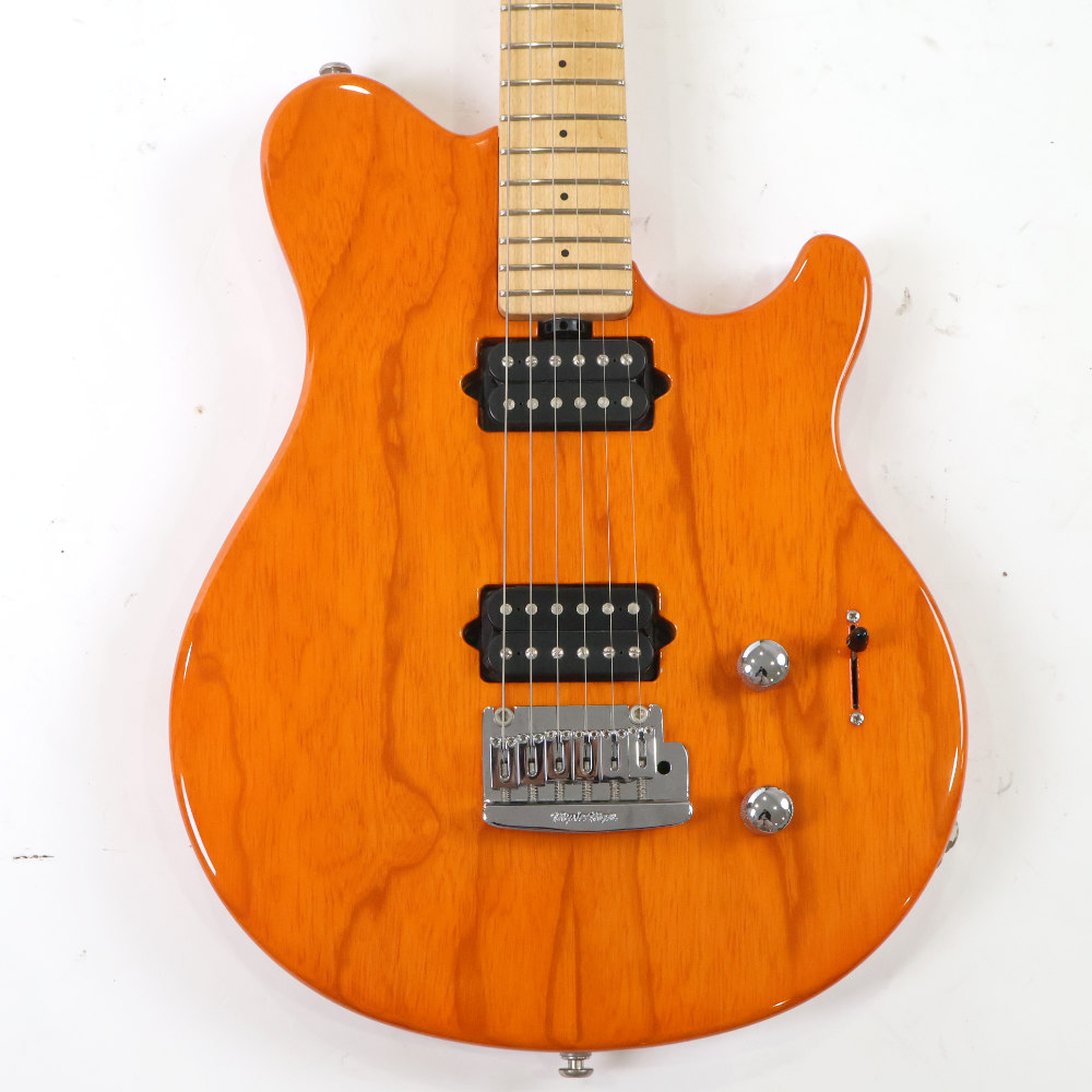 【中古】 エレキギター Music Man Axis Sport HH with Tremolo Translucent Orange 2000年製 ミュージックマン アクシス スポーツ オレンジ 詳細画像
