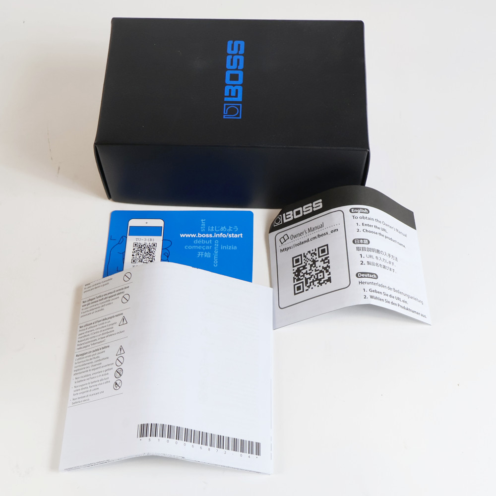 【中古】 クロマチックチューナー BOSS TU-3 Chromatic Tuner 付属品