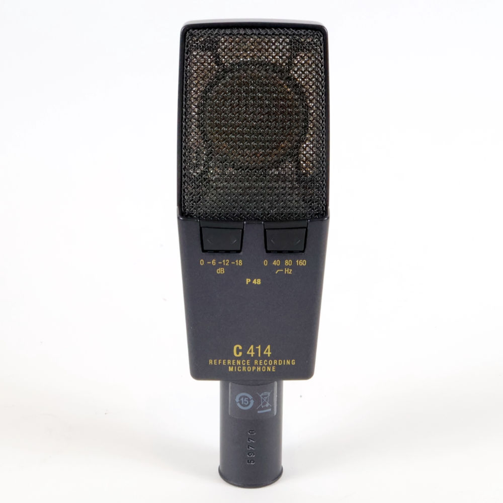 【中古】 AKG C414 XL II サイドアドレス型 コンデンサーマイクロホン 背面