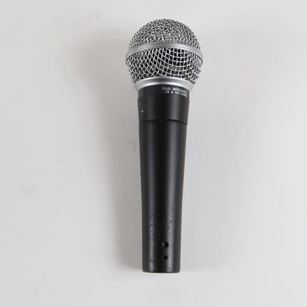 【中古】 マイク ダイナミックマイク ボーカル用 SHURE SM58 スモールロゴ Made in USA シュアー 58 ゴッパ シュア 裏面