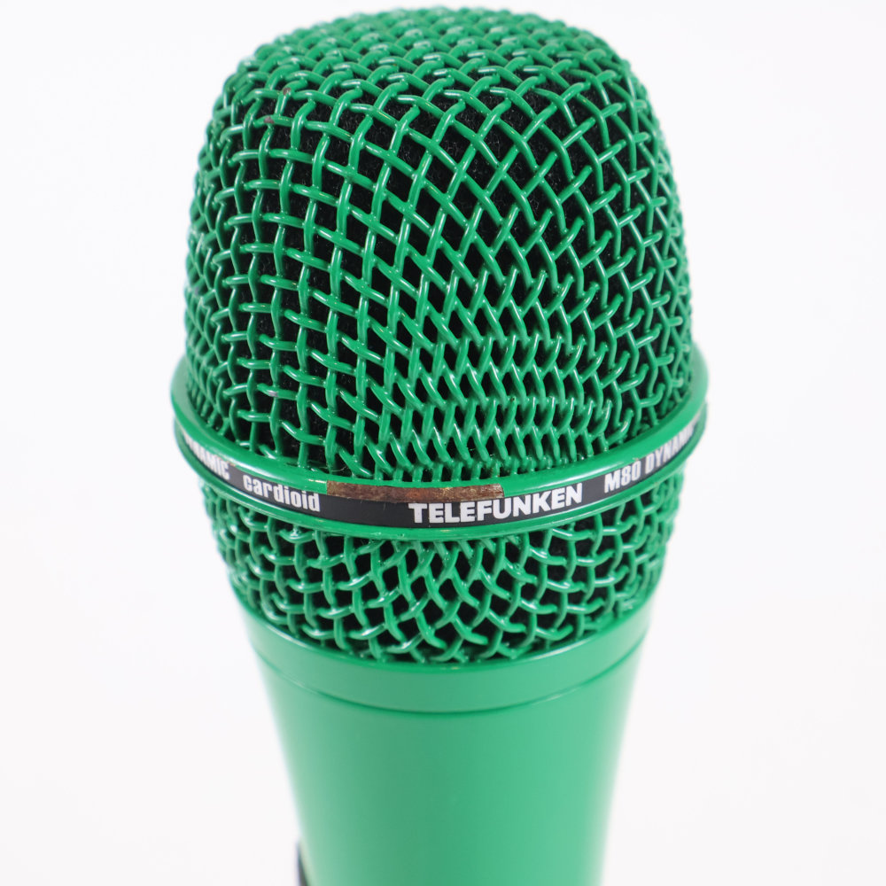 【中古】 TELEFUNKEN M80 GREEN ダイナミックマイク グリル