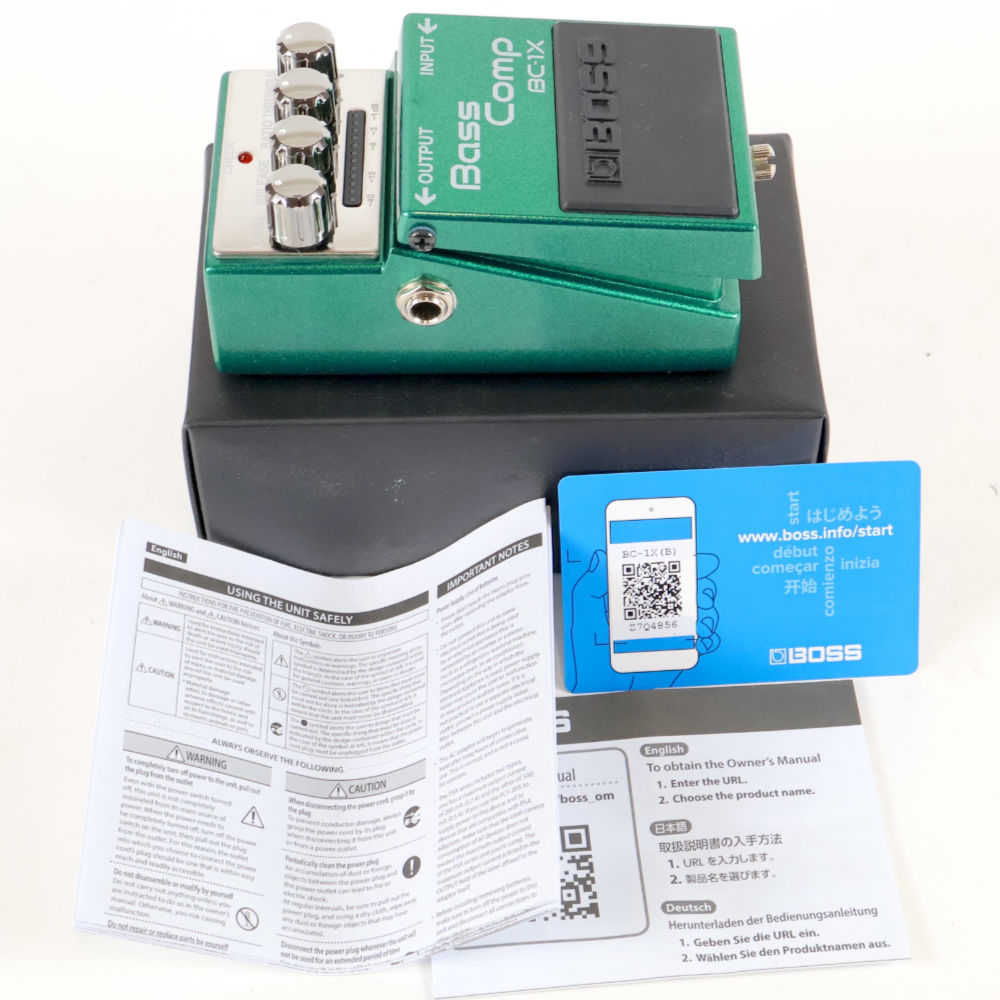 【中古】 BOSS BC-1X Bass Comp ベース用コンプレッサー 付属品