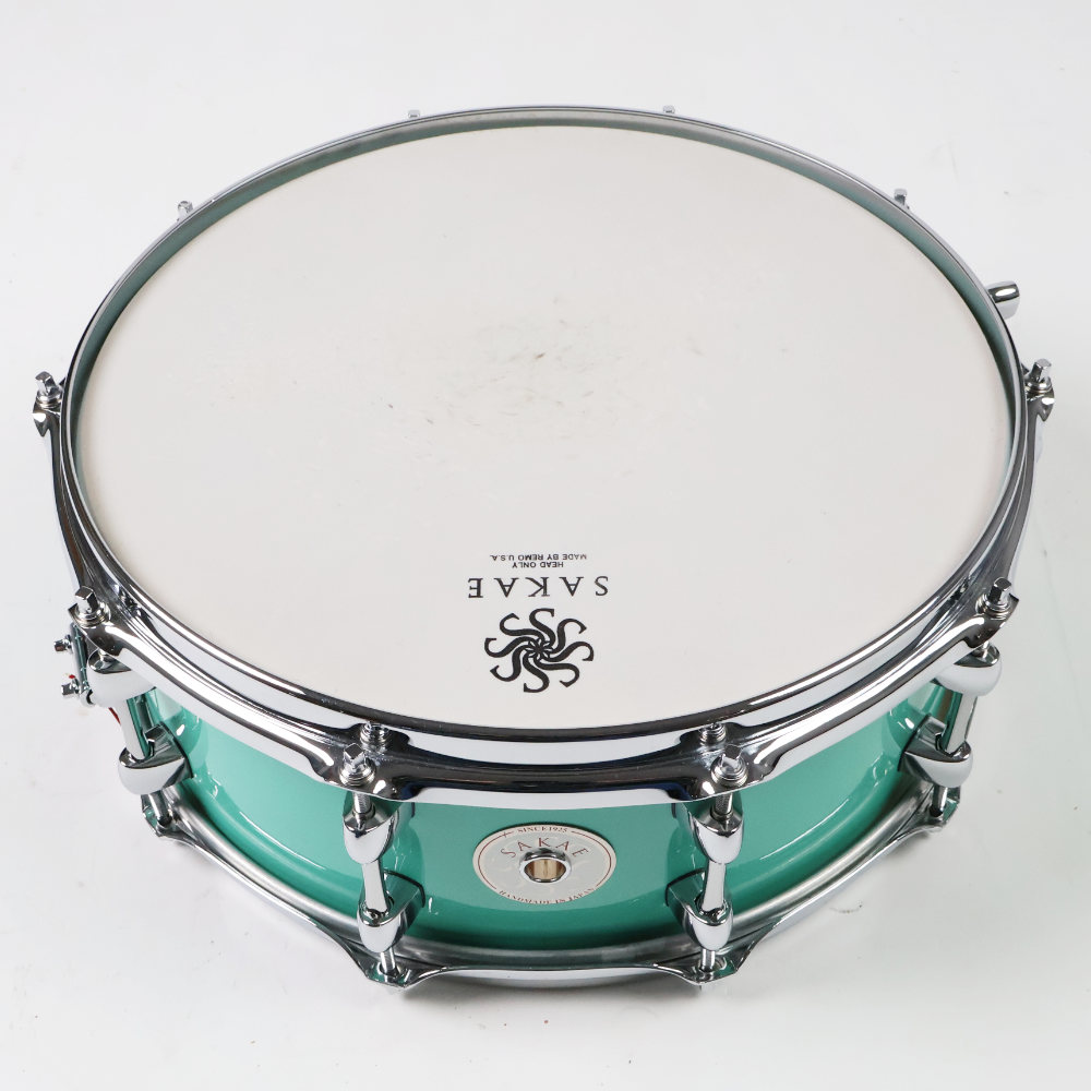 【中古】 スネアドラム サカエ SAKAE SD1455BE 14x5.5 ビーチシェル 本体画像