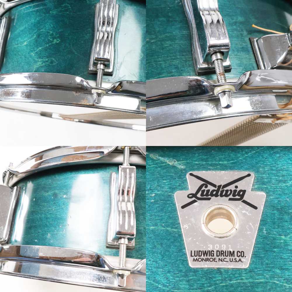 【中古】 スネアドラム ラディック LUDWIG Classic Birch Snare Drum 14×5 バーチシェル 傷