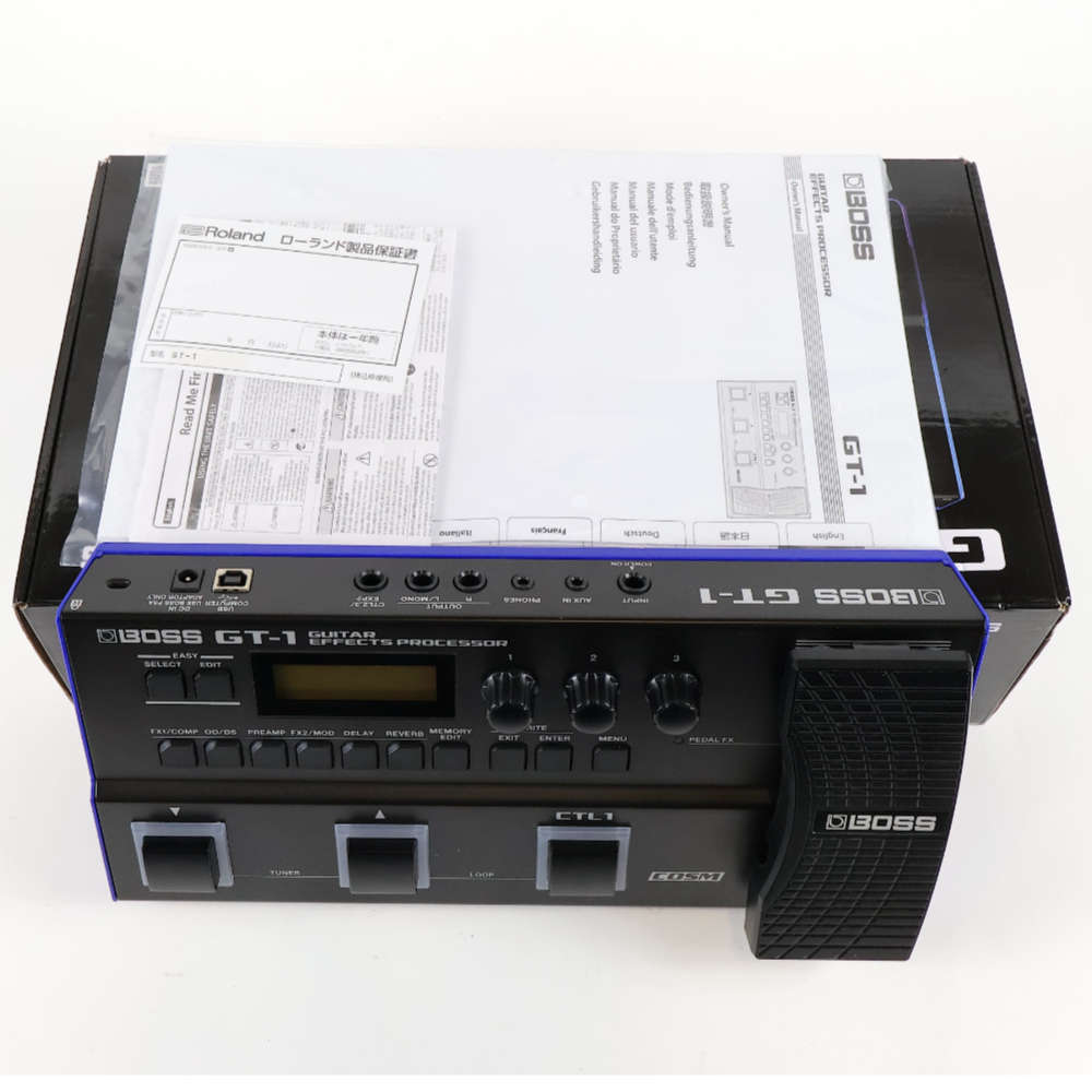 【中古】ボス マルチエフェクター BOSS GT-1 Guitar Effect Processor 付属品