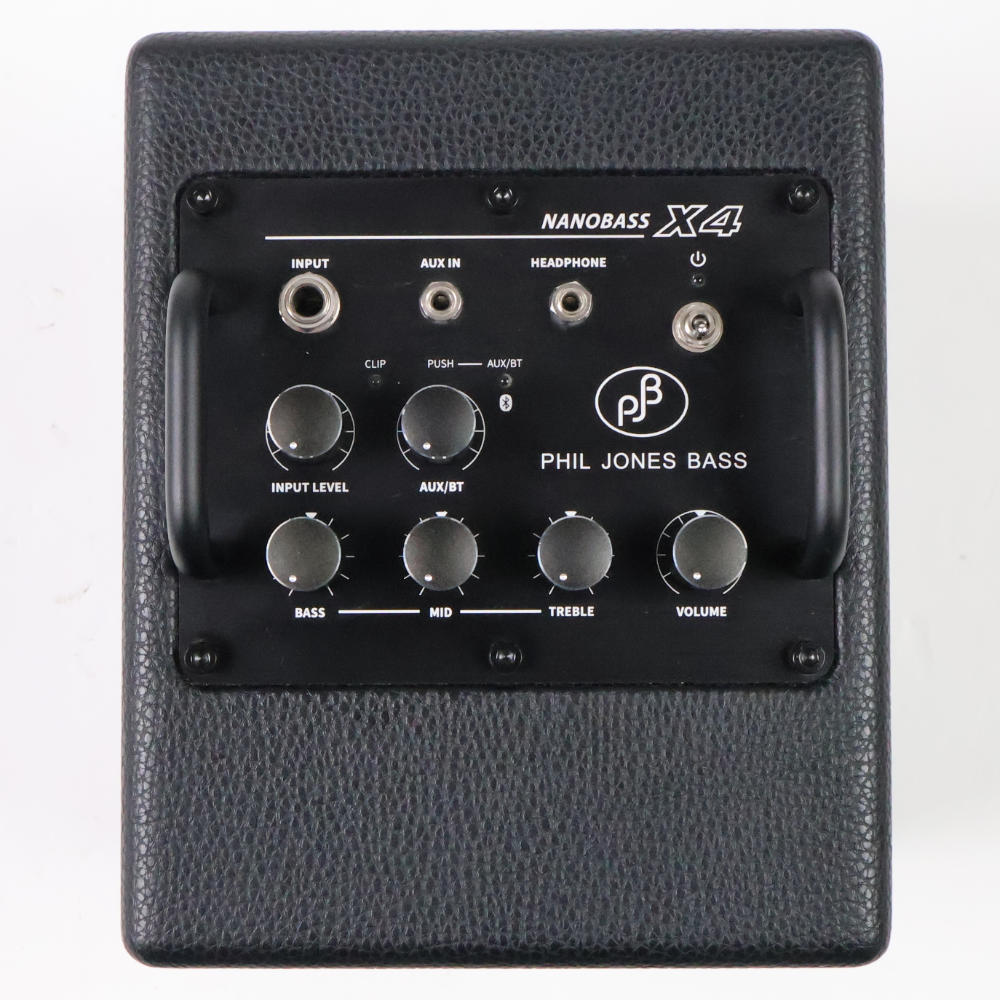 【中古】 PHIL JONES BASS フィルジョーンズベース NANOBASS X4 Black 小型ベースアンプ コンボ コントロール