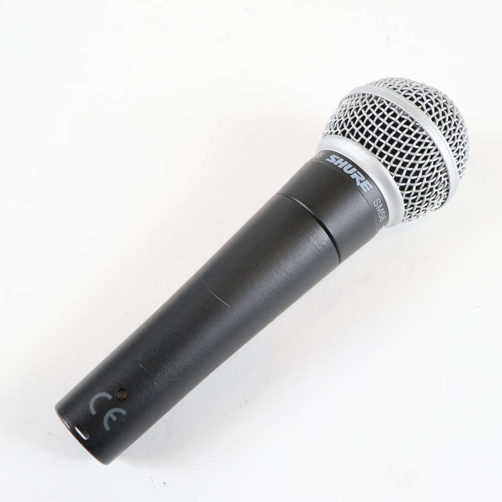 【中古】 マイク ダイナミックマイク ボーカル用 SHURE SM58 シュアー 58 ゴッパ シュア 全体