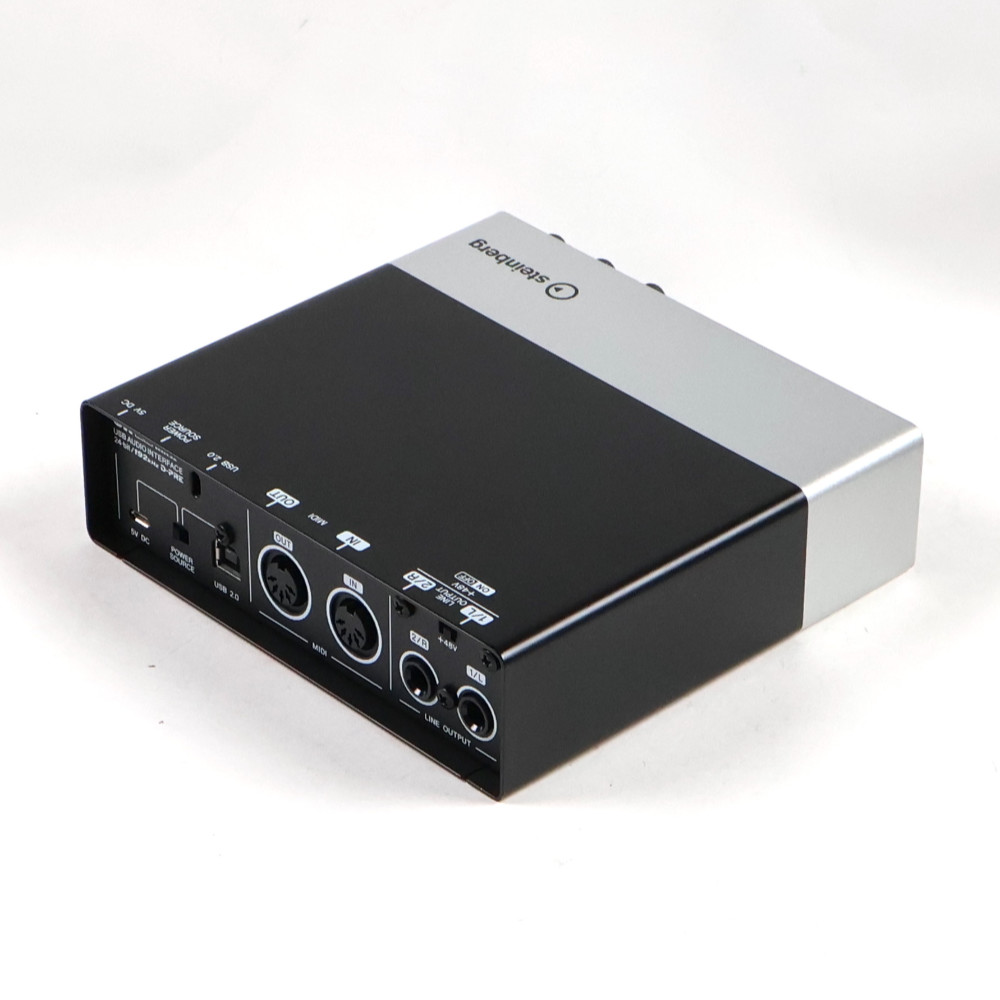 【中古】 オーディオインターフェイス Steinberg UR22mkII スタインバーグ USBオーディオインターフェース UR22 mk2 リア斜めアングル画像