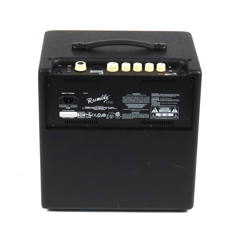 【中古】 Fender Rumble LT25 ベースアンプ リア画像