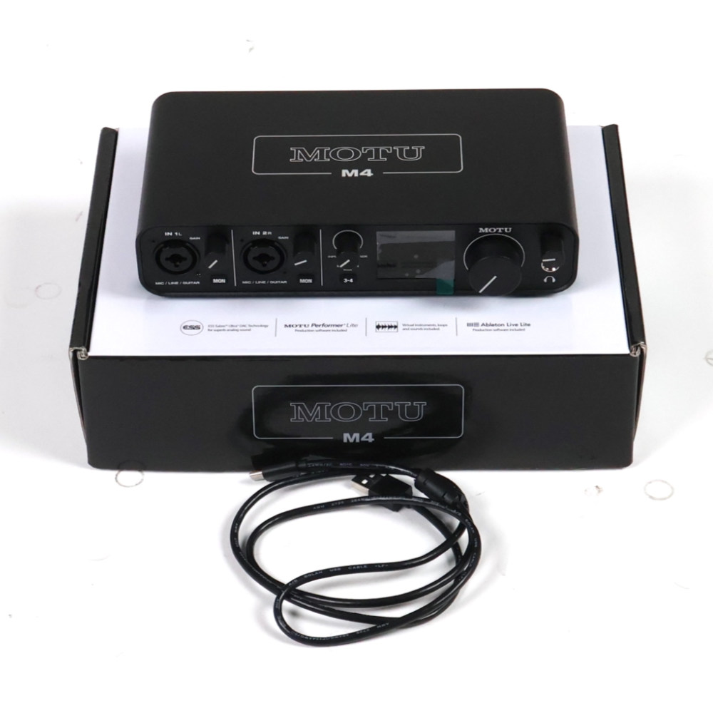 【中古】 オーディオインターフェイス MOTU M4 4in 4out USBオーディオインターフェイス