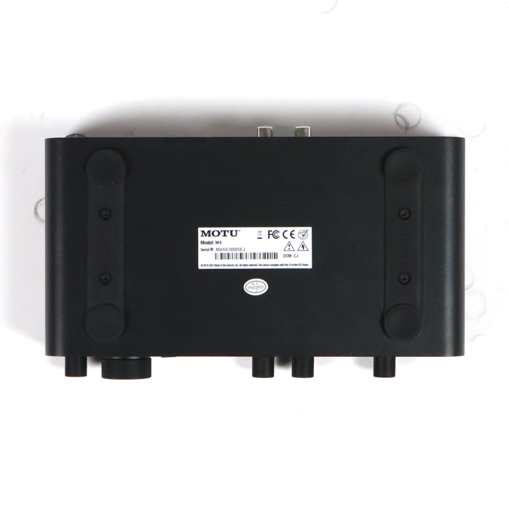 【中古】 オーディオインターフェイス MOTU M4 4in 4out USBオーディオインターフェイス ボトム画像