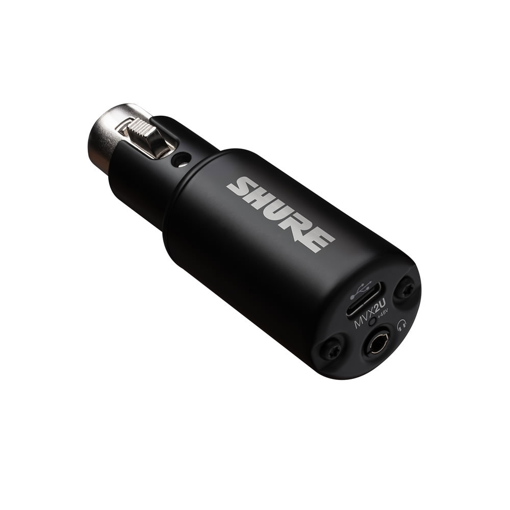 SHURE シュア MVX2U Gen2 デジタルオーディオインターフェース XLR端子マイク用インターフェイス ヘッドホン出力端子搭載