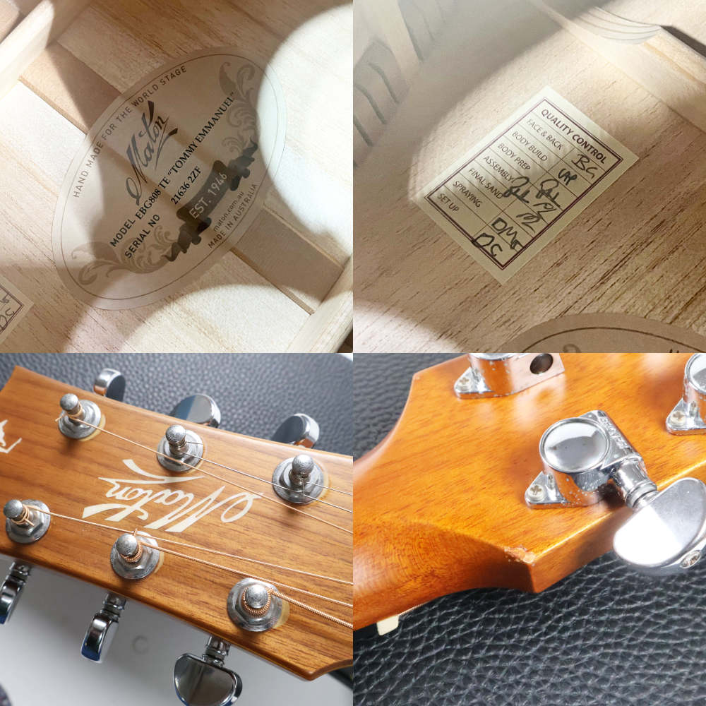 【中古】 アコースティックギター Maton EBG808TE Tommy Emmanuel Signature Model メイトン AP5 PROプリアンプ搭載 エレアコ トミー・エマニュエル 内部 傷 