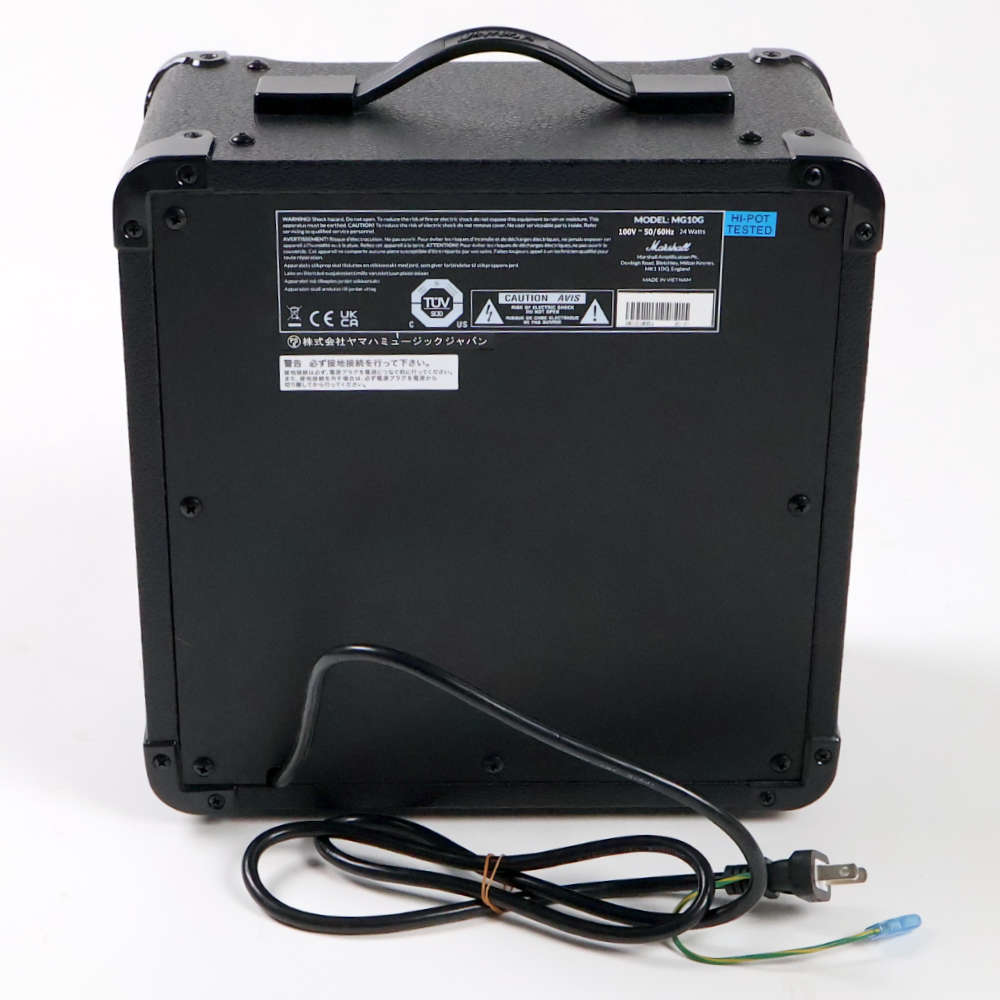 【中古】 MARSHALL MG10 小型ギターアンプ コンボ 背面