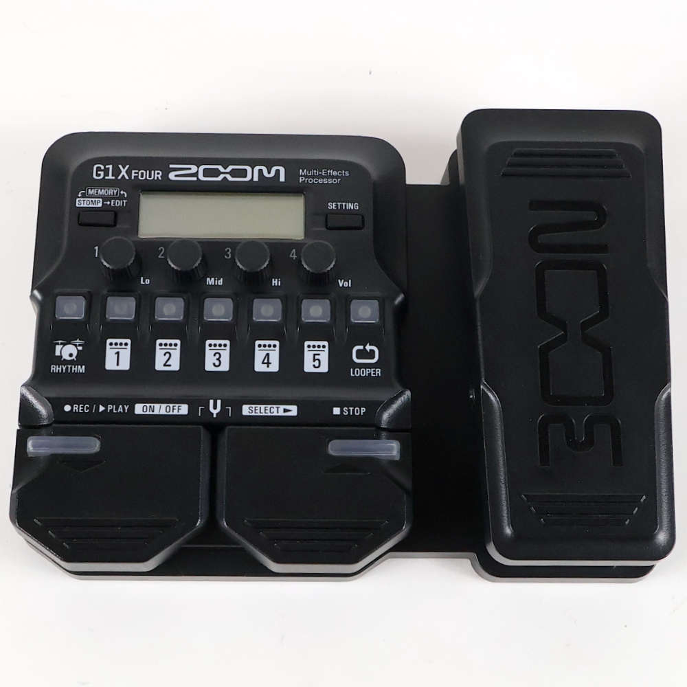 【中古】 ギターマルチエフェクター ZOOM G1X FOUR 正面