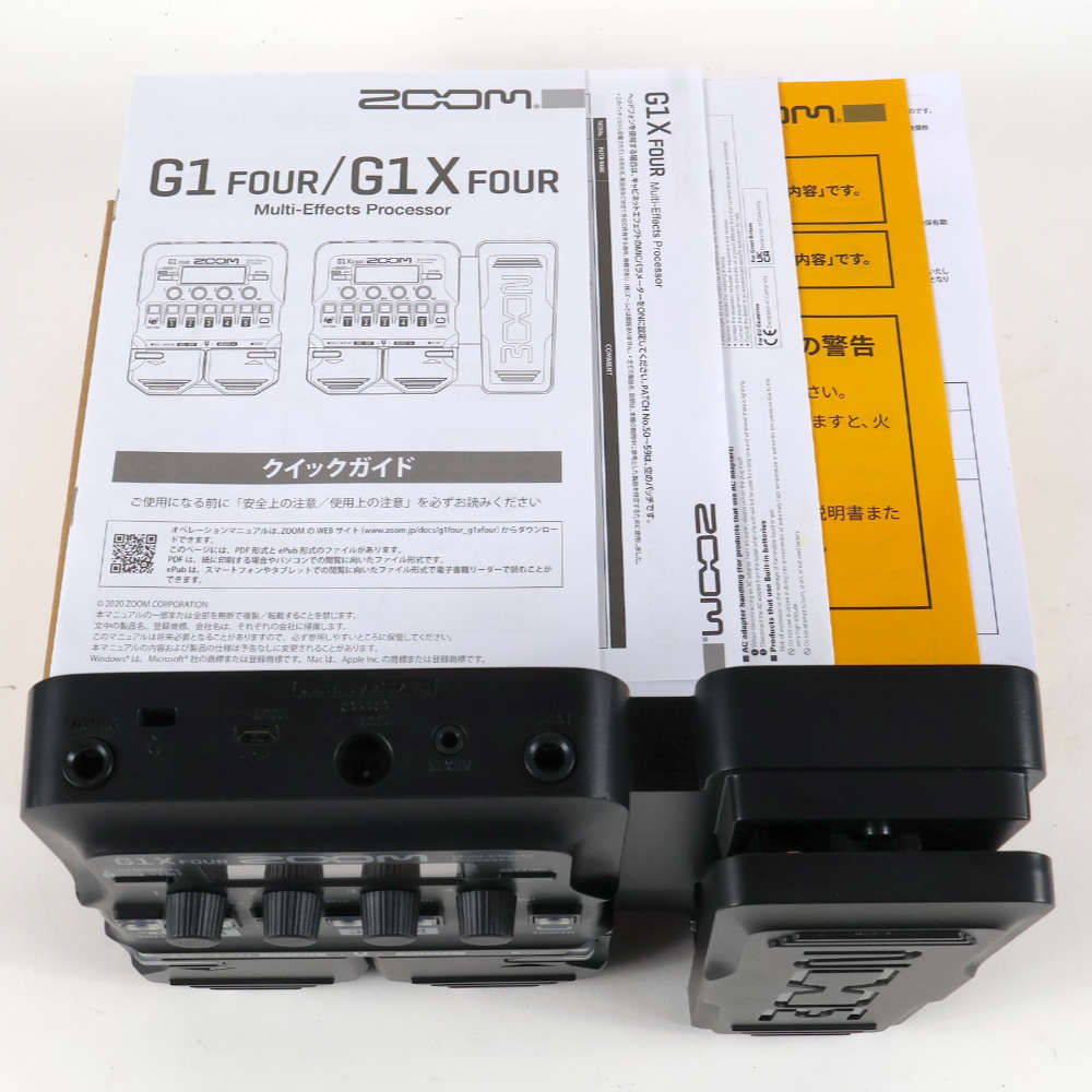 【中古】 ギターマルチエフェクター ZOOM G1X FOUR 付属品