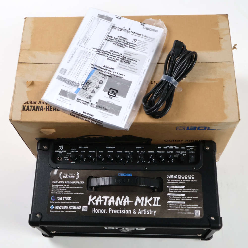 【中古】 ギターアンプヘッド BOSS KTN-HEAD 2 KATANA-HEAD mkII 付属品