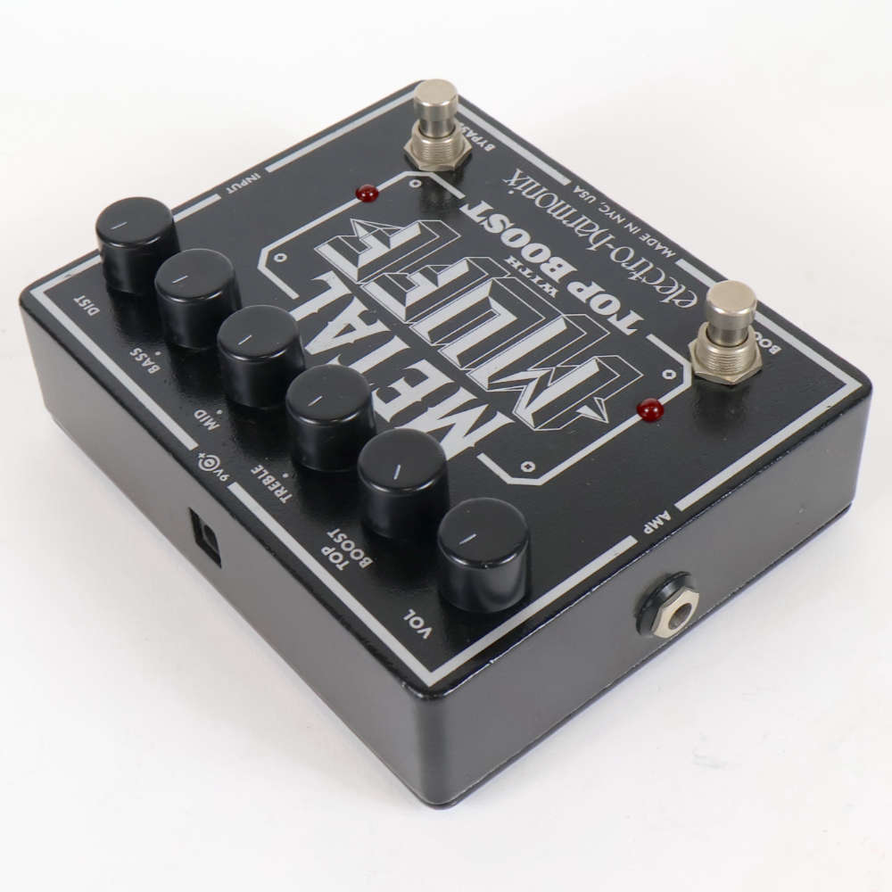 【中古】 ディストーション エフェクター ELECTRO-HARMONIX METAL MUFF ギターエフェクター 左サイド