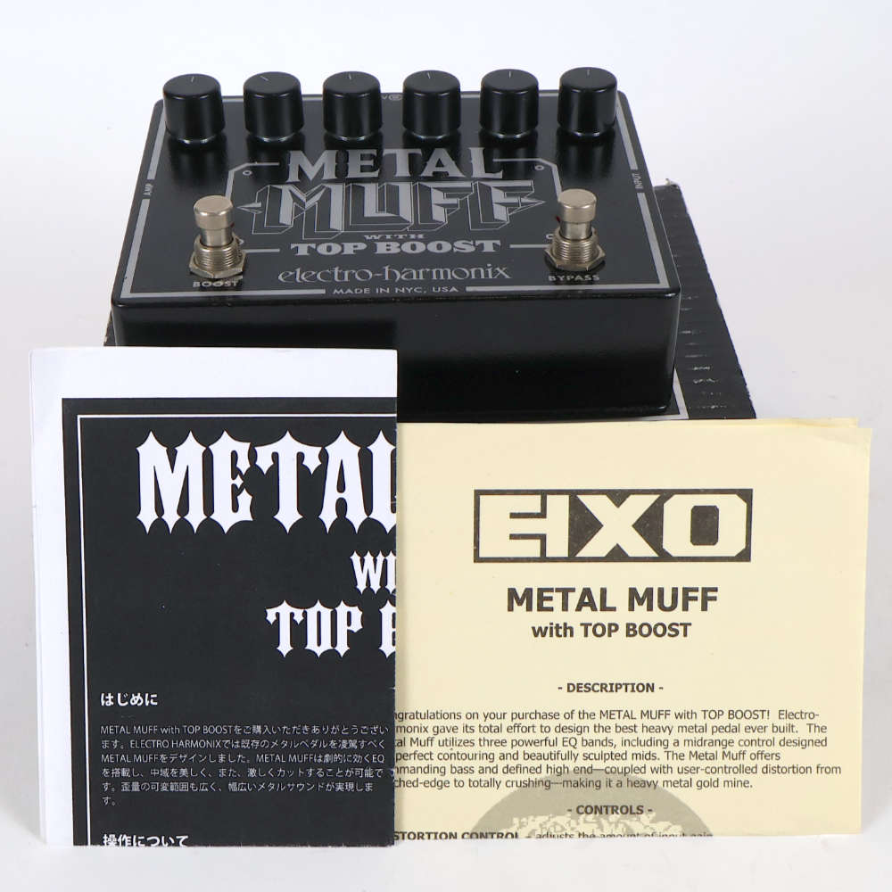 【中古】 ディストーション エフェクター ELECTRO-HARMONIX METAL MUFF ギターエフェクター 付属品