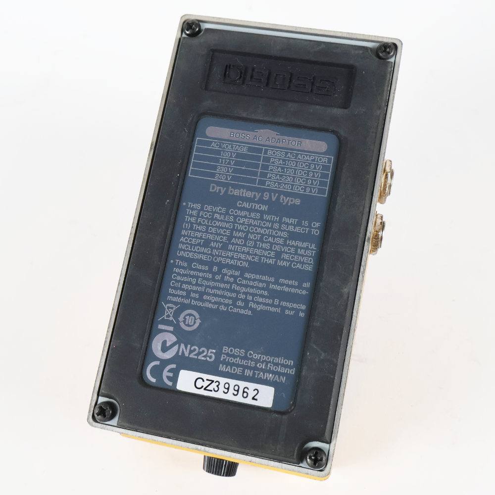 【中古】 アコースティックシミュレーター エフェクター BOSS AC-3 Acoustic Simulator ギターエフェクター 本体画像 裏 