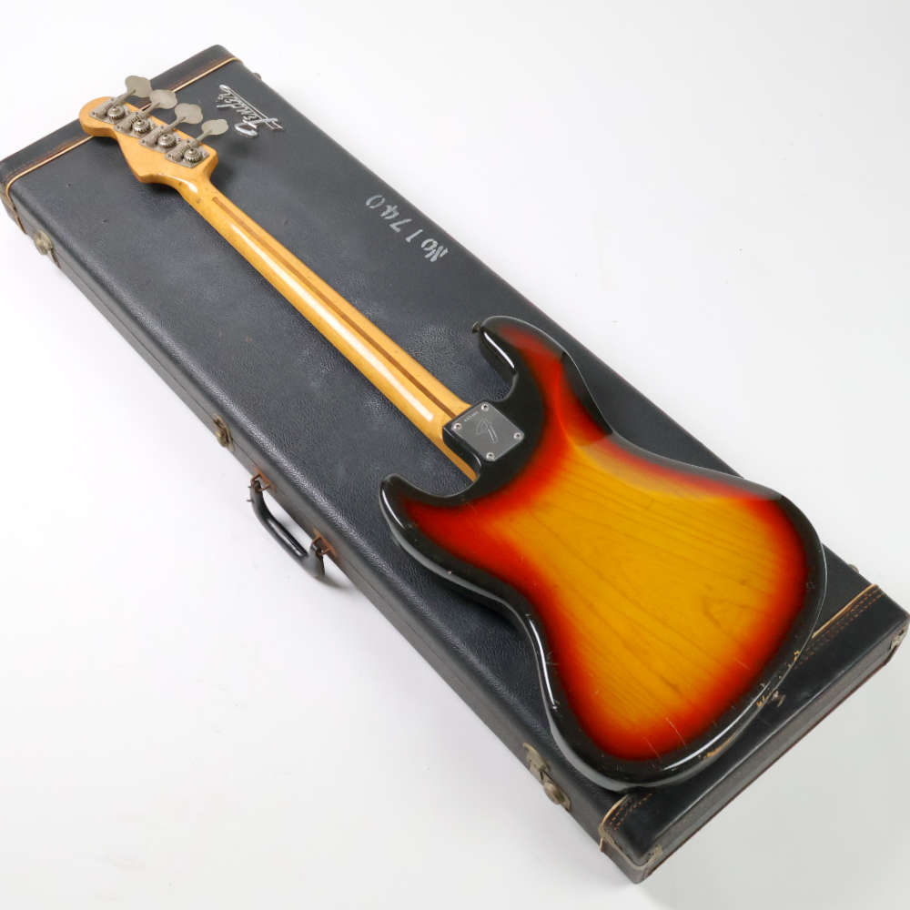 【中古】 Fender USA フェンダー Jazz Bass 1973年製 MOD ジャズベース ブロックインレイ 4点止めネック エレキベース バック