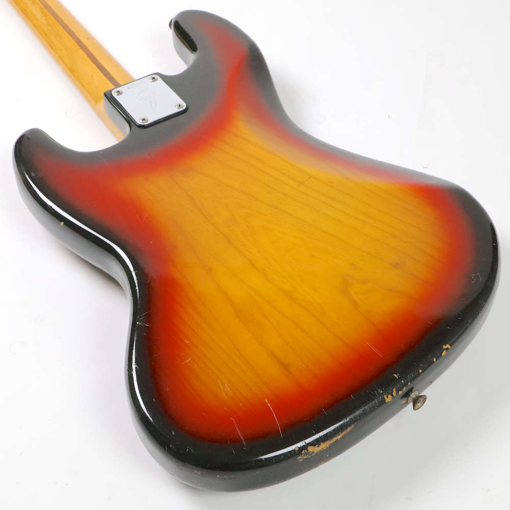 【中古】 Fender USA フェンダー Jazz Bass 1973年製 MOD ジャズベース ブロックインレイ 4点止めネック エレキベース ボディバック