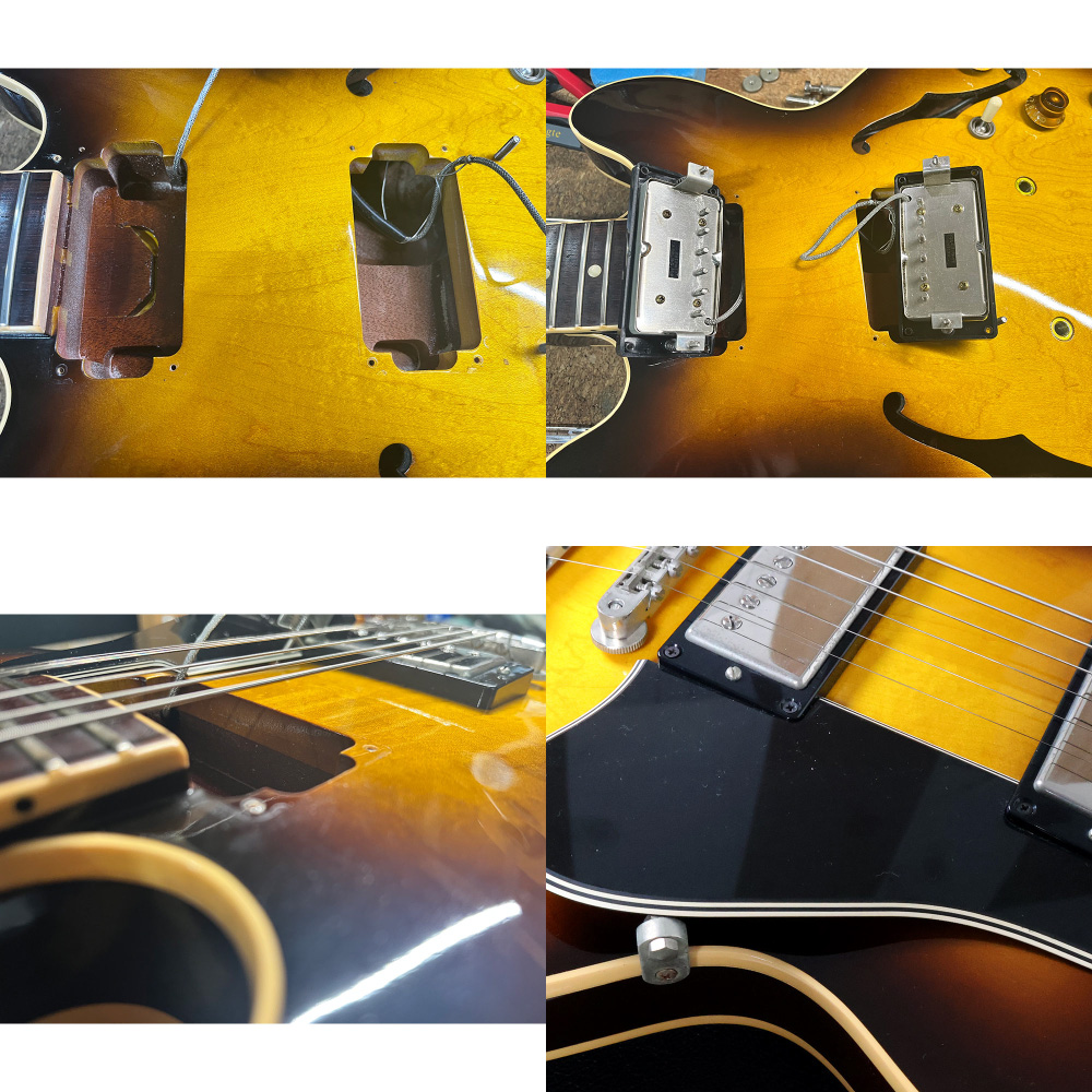 【中古】 エレキギター Gibson Custom Shop CS-336 Plain Top Vintage Sunburst ギブソン 336 プレーントップ セミアコースティックギター ピックアップ