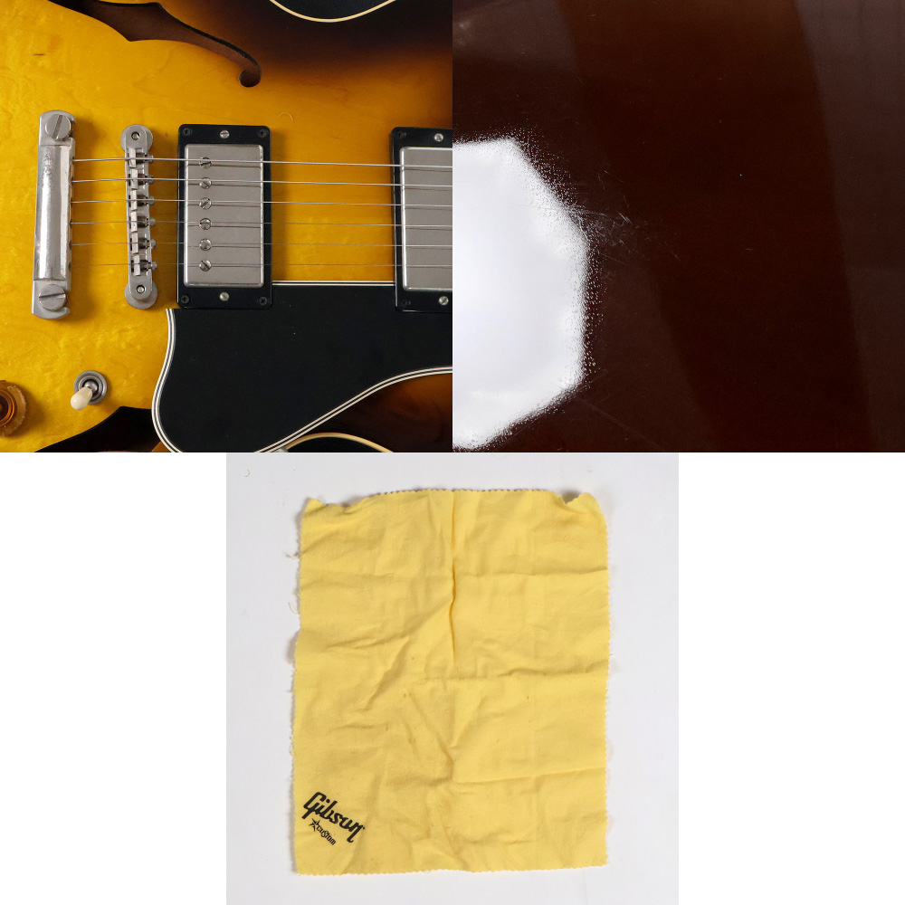 【中古】 エレキギター Gibson Custom Shop CS-336 Plain Top Vintage Sunburst ギブソン 336 プレーントップ セミアコースティックギター 傷など
