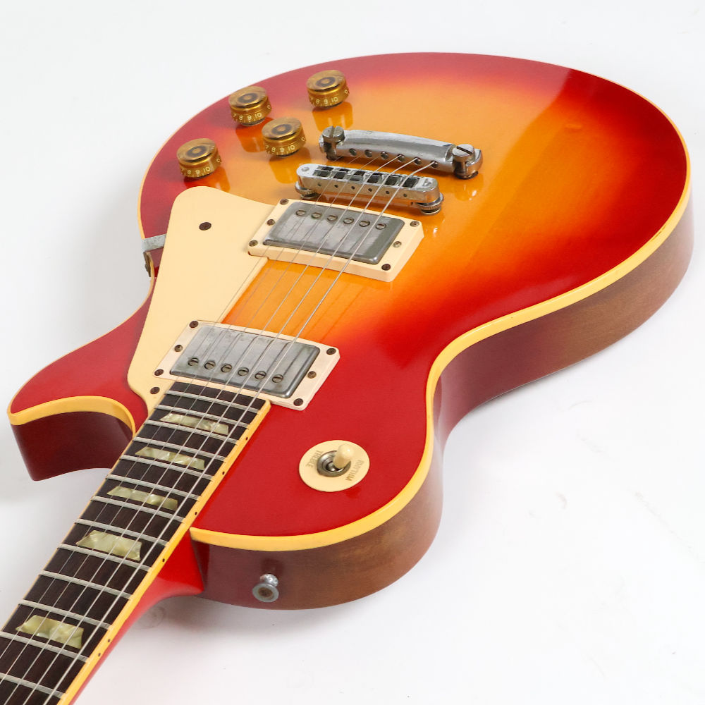 【中古】 エレキギター Gibson Les Paul Standard Cherry SunBurst 1980年製 ギブソン レスポールスタンダード 刻印ナンバードPAF ネックジョイント側