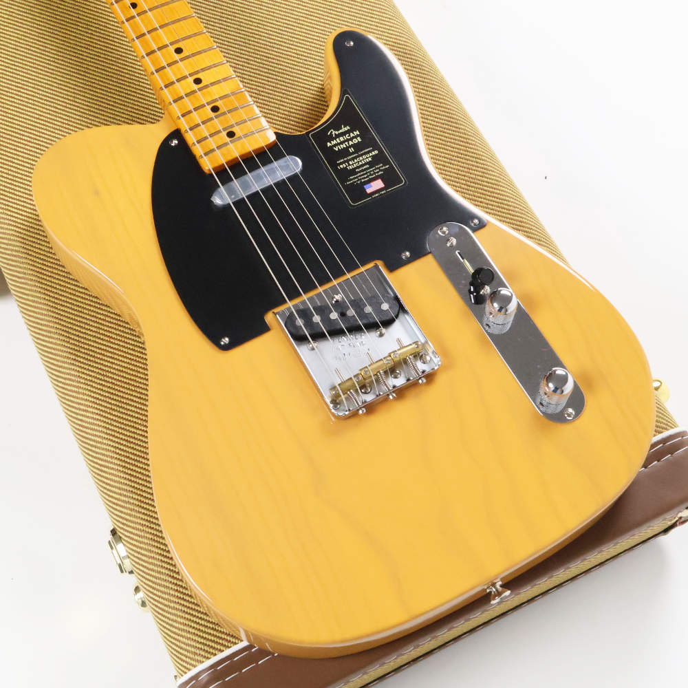 【中古】 エレキギター Fender American Vintage II 1951 Telecaster Maple Fingerboard Butterscotch Blonde 2025年製 美品 フェンダー アメリカンビンテージ2 テレキャスター バタースコッチブロンド ボディ画像