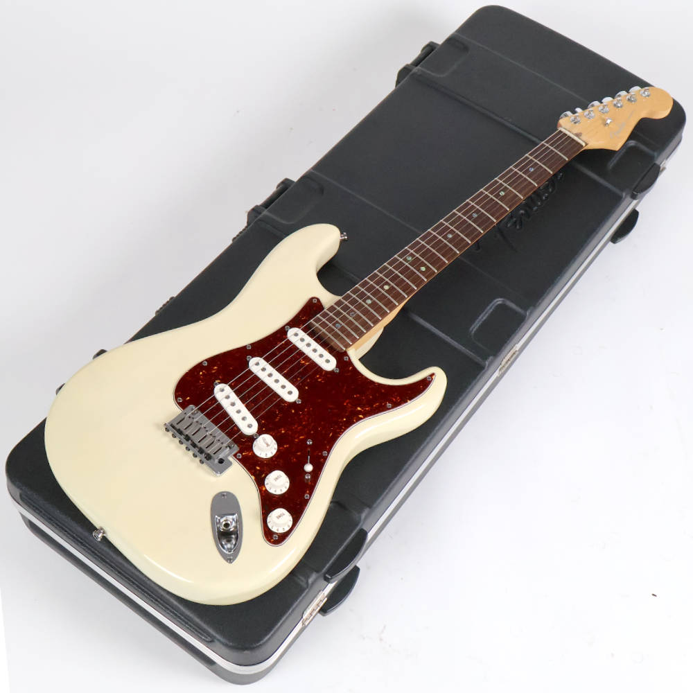 【中古】 Fender USA フェンダー American Deluxe Stratocaster ASH White Blonde 60th Anniversary 2006年製 ストラトキャスター エレキギター
