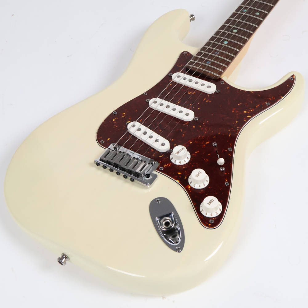 【中古】 Fender USA フェンダー American Deluxe Stratocaster ASH White Blonde 60th Anniversary 2006年製 ストラトキャスター エレキギター トップ