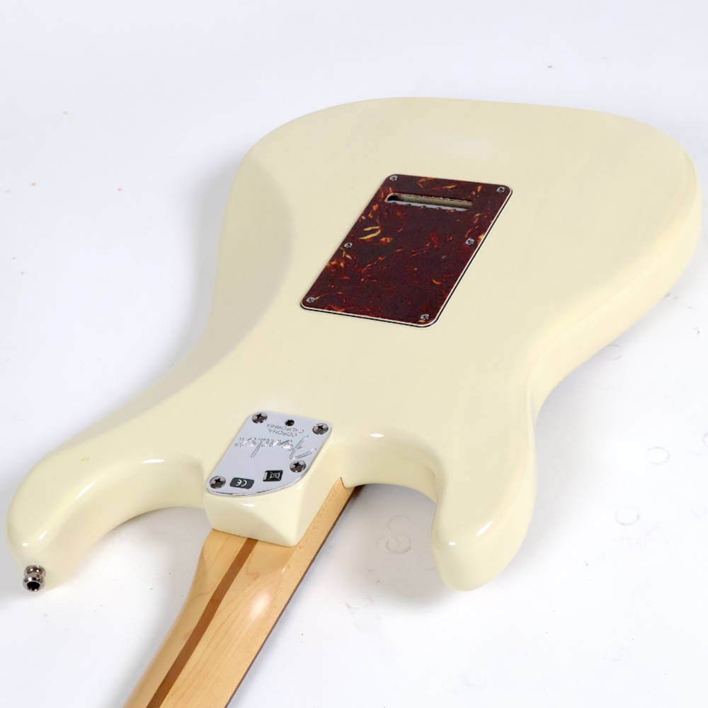 【中古】 Fender USA フェンダー American Deluxe Stratocaster ASH White Blonde 60th Anniversary 2006年製 ストラトキャスター エレキギター ネックジョイント側