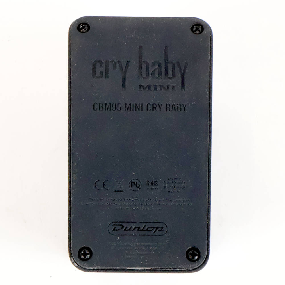 【中古】 JIM DUNLOP CBM95 CRY BABY mini ワウペダル エフェクター 裏面
