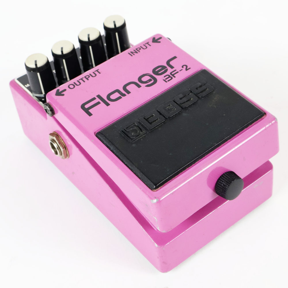 【中古】 フランジャー BOSS BF-2 Flanger ボス ギターエフェクター 本体画像 斜め 
