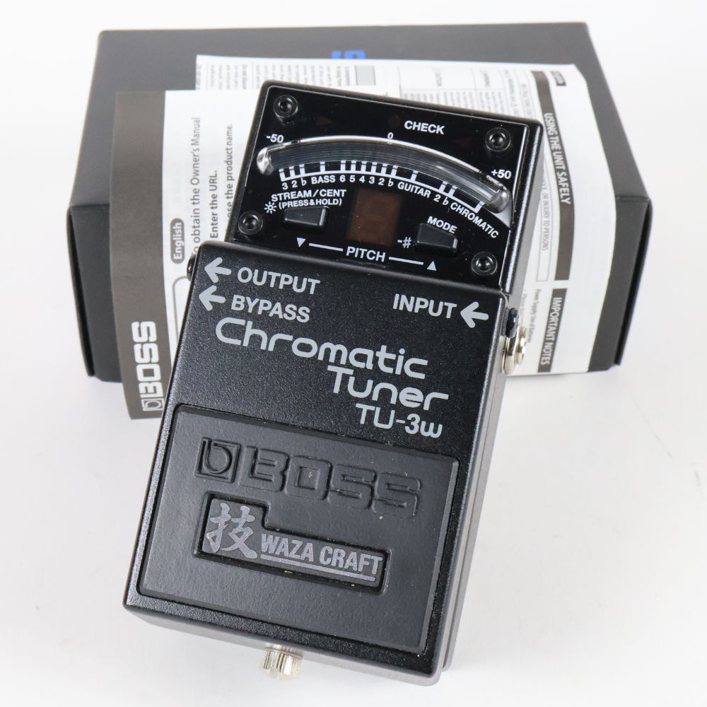 【中古】 BOSS TU-3W Chromatic Tuner WAZA CRAFTシリーズ ギターチューナー